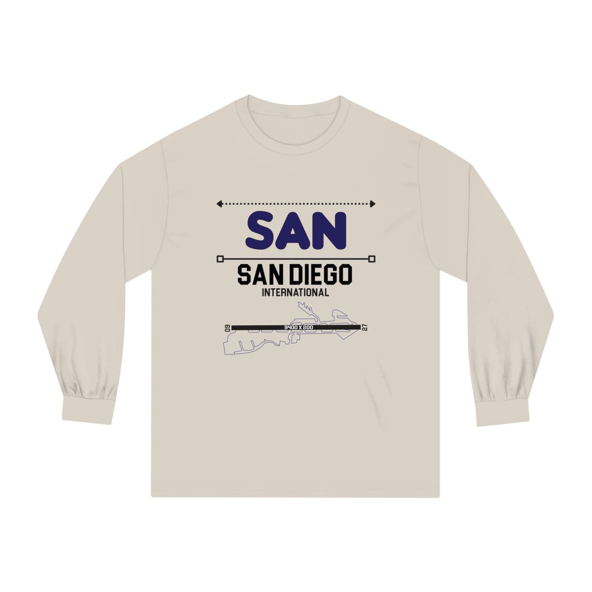 SAN DIEGO – Trendy Design, Premium Long Sleeve Tee