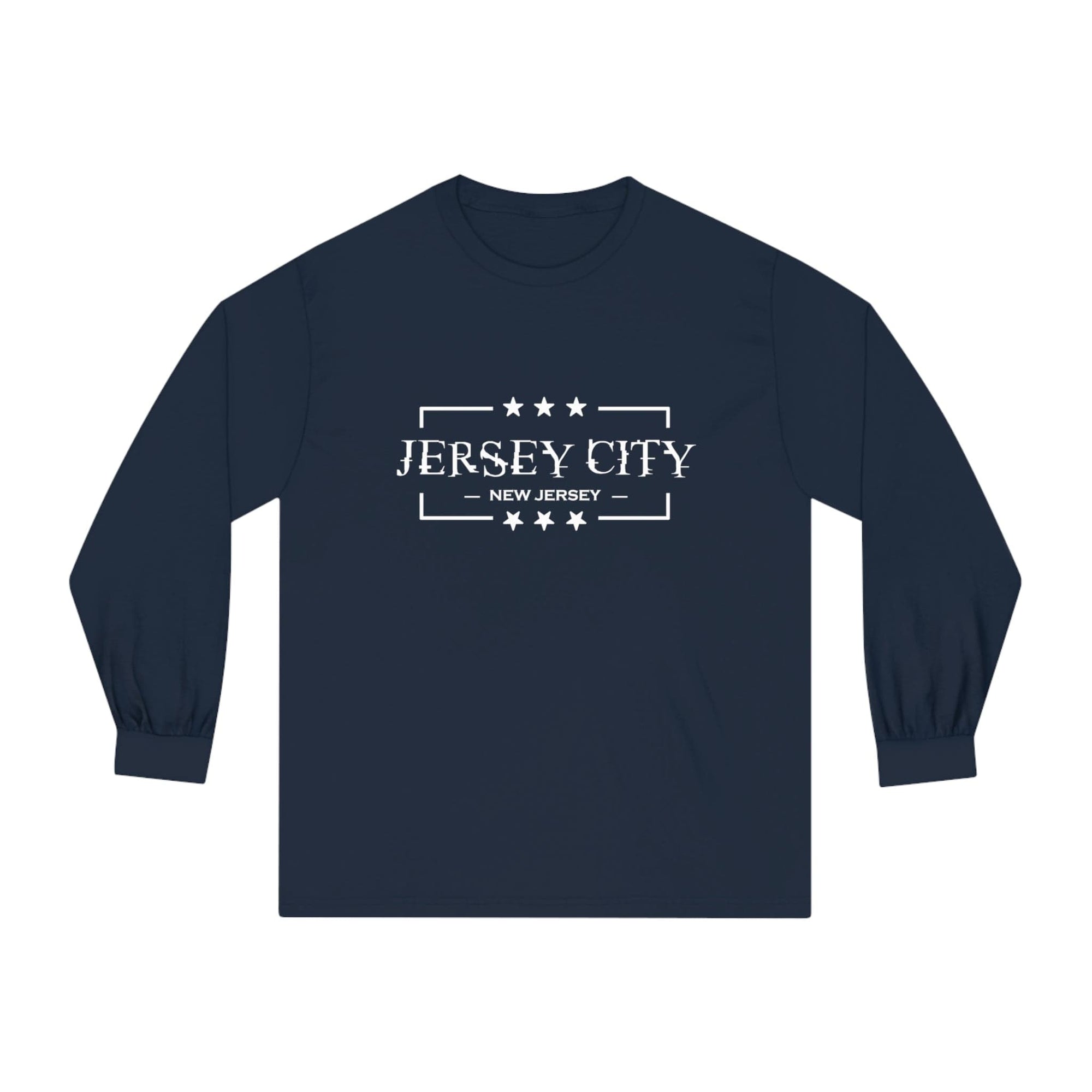 JERSEY CITY – Trendy Design, Premium Long Sleeve Tee