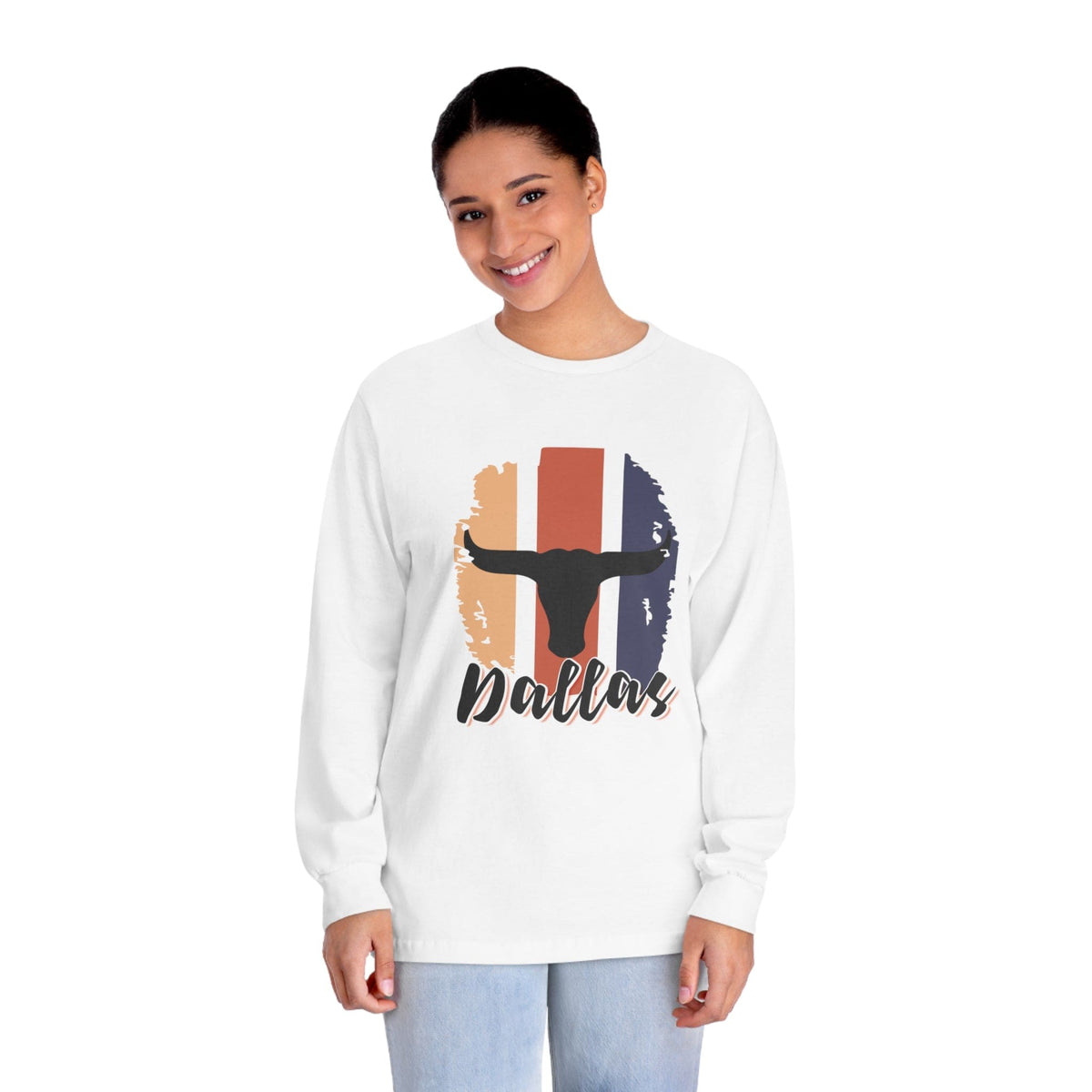 DALLAS – Trendy Design, Premium Long Sleeve Tee