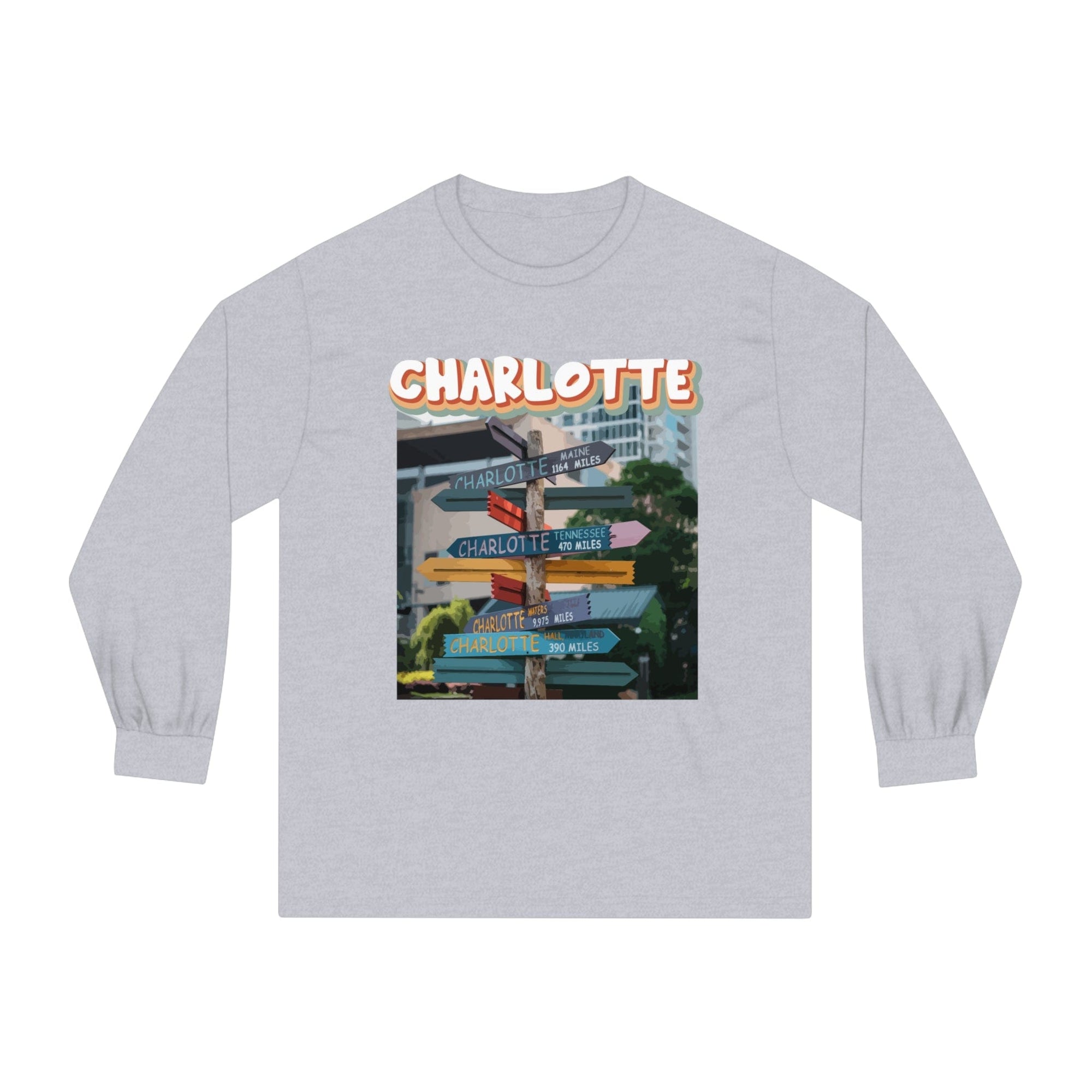 CHARLOTTE – Trendy Design, Premium Long Sleeve Tee