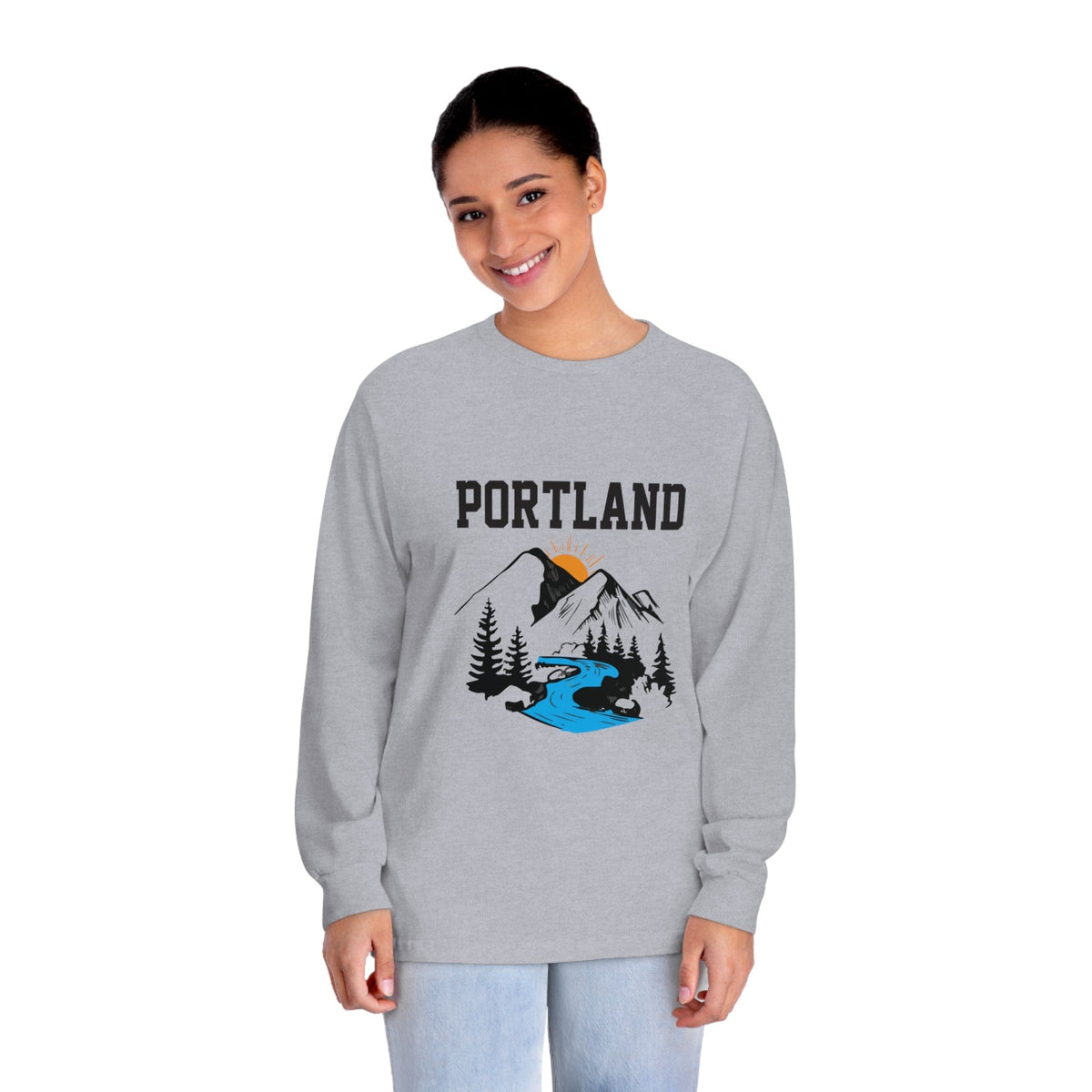 PORTLAND – Trendy Design, Premium Long Sleeve Tee