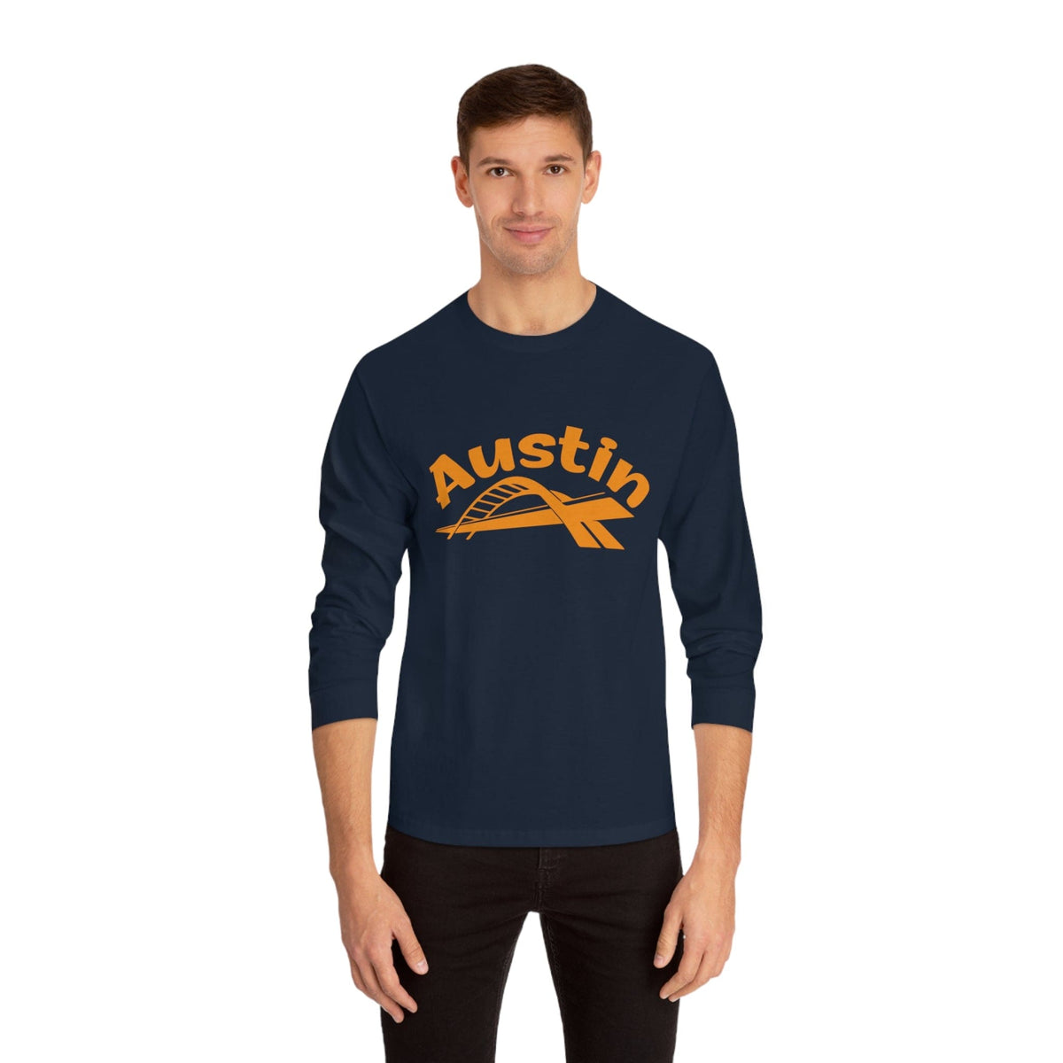 AUSTIN – Trendy Design, Premium Long Sleeve Tee