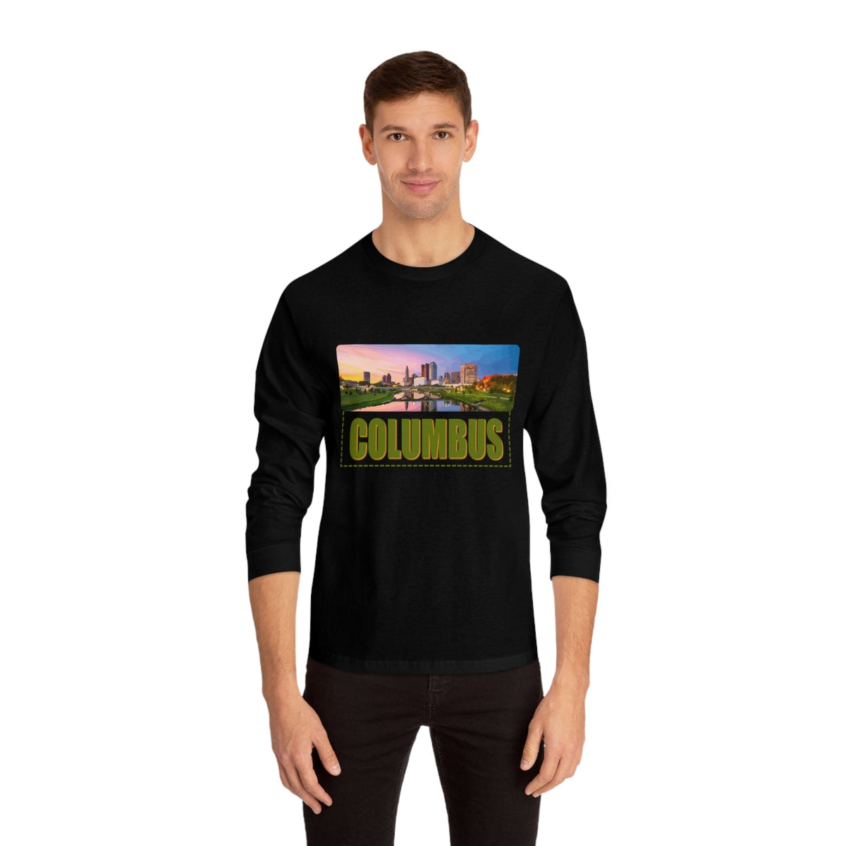 COLUMBUS – Trendy Design, Premium Long Sleeve Tee