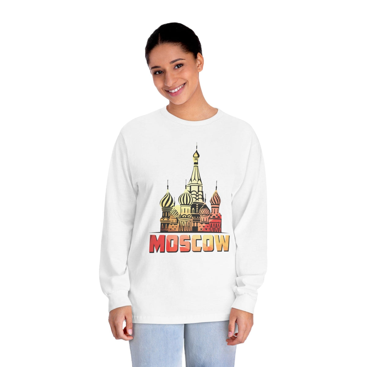 MOSCOW – Trendy Design, Premium Long Sleeve Tee