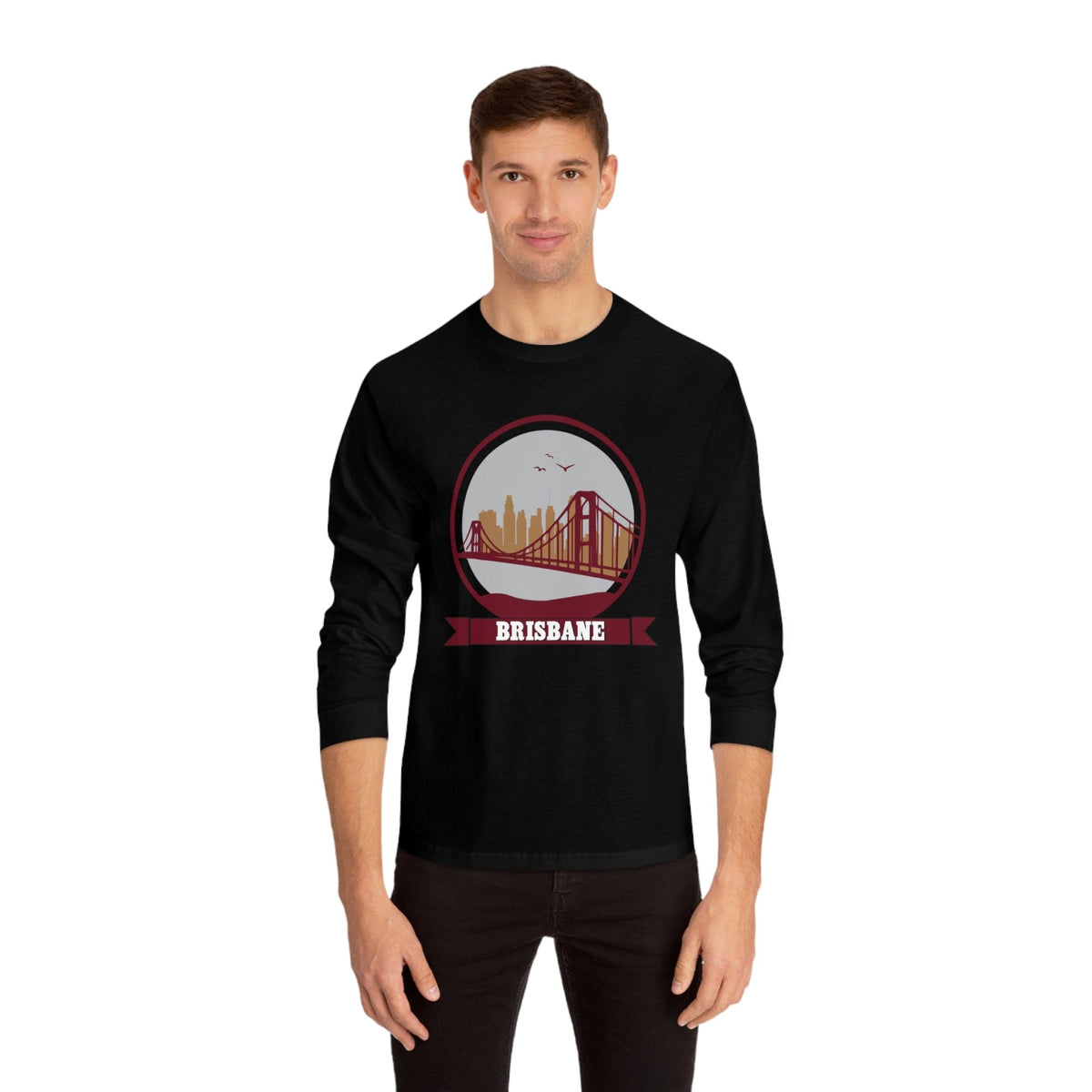 BRISBANE – Trendy Design, Premium Long Sleeve Tee