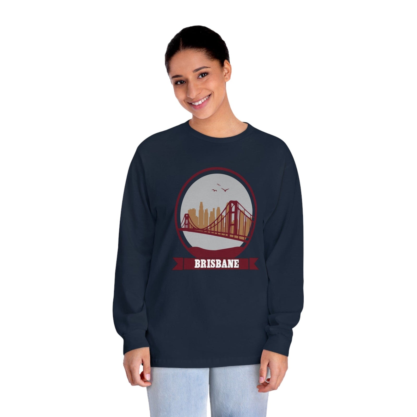 BRISBANE – Trendy Design, Premium Long Sleeve Tee