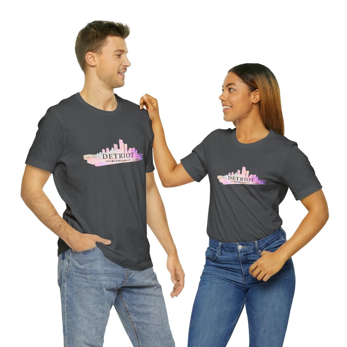Detroit Skyline - Short Sleeve Tee