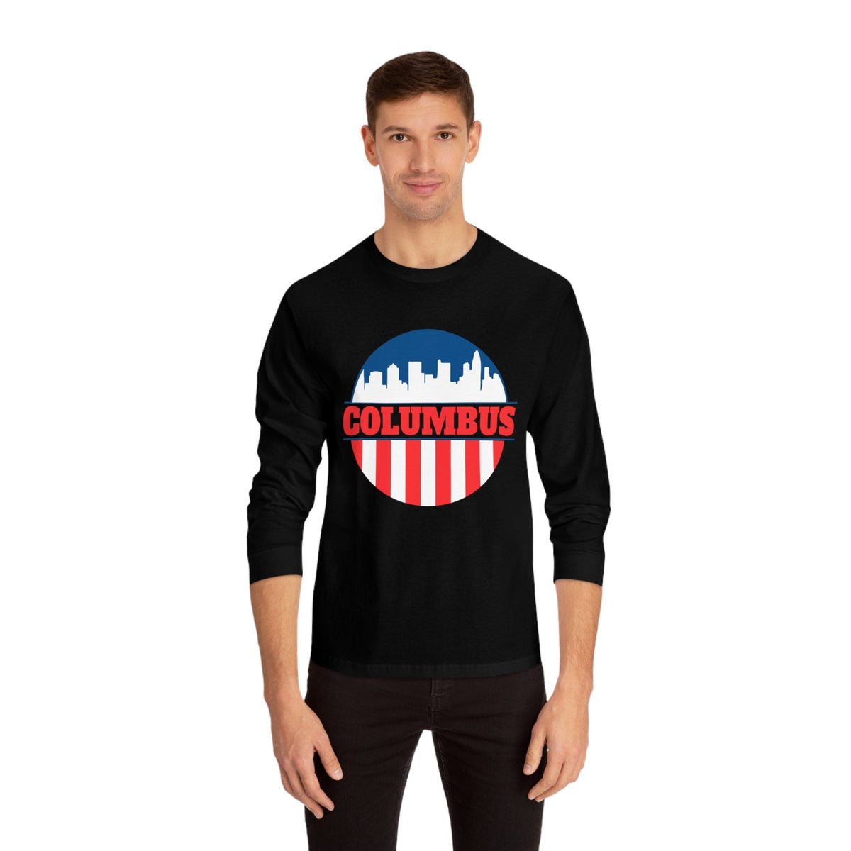 COLUMBUS – Trendy Design, Premium Long Sleeve Tee