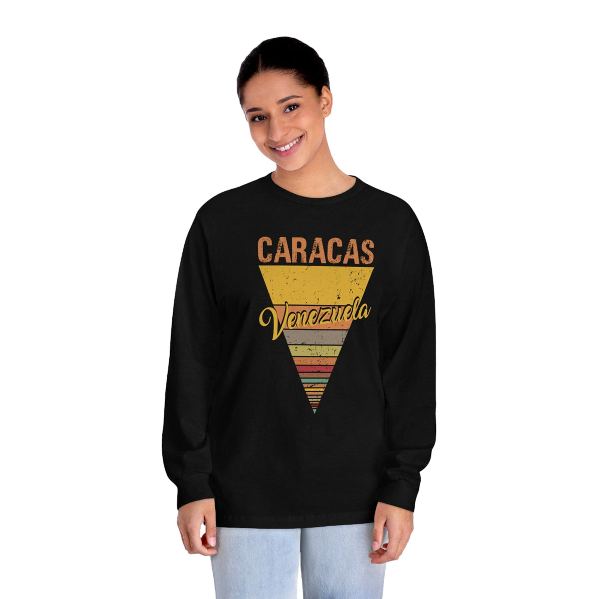 CARACAS – Trendy Design, Premium Long Sleeve Tee