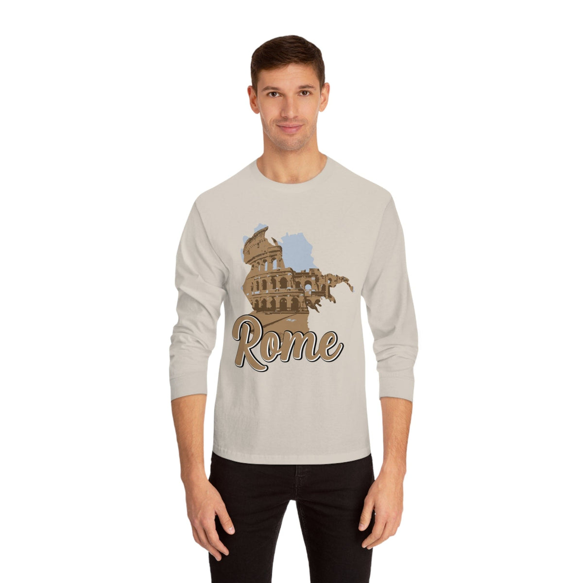 ROME – Trendy Design, Premium Long Sleeve Tee