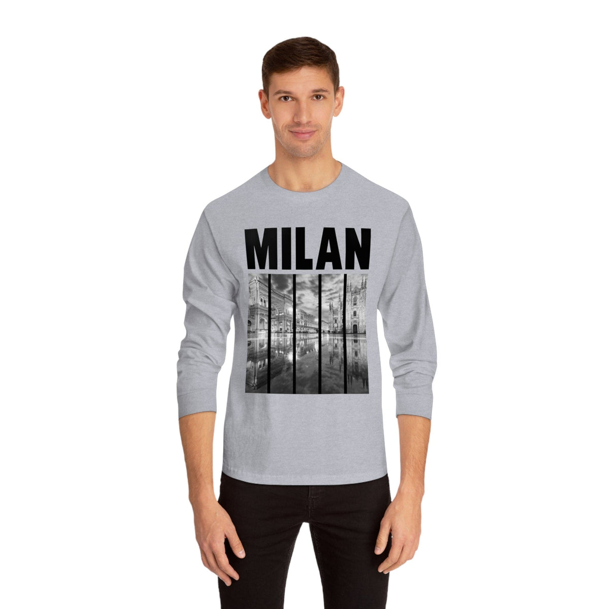 MILAN – Trendy Design, Premium Long Sleeve Tee