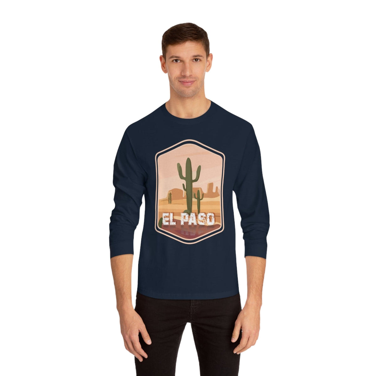 EL PASO – Trendy Design, Premium Long Sleeve Tee