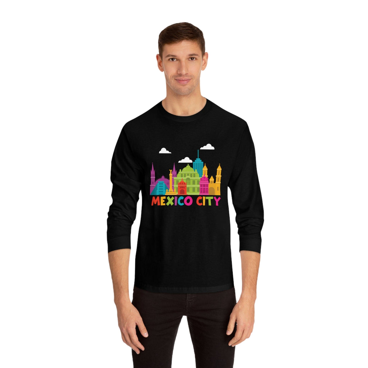 MEXICO CITY – Trendy Design, Premium Long Sleeve Tee