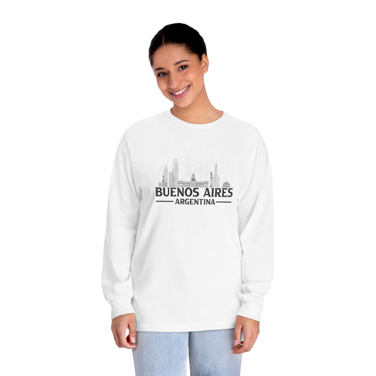 Buenos Aires Skyline - Long Sleeve Tee