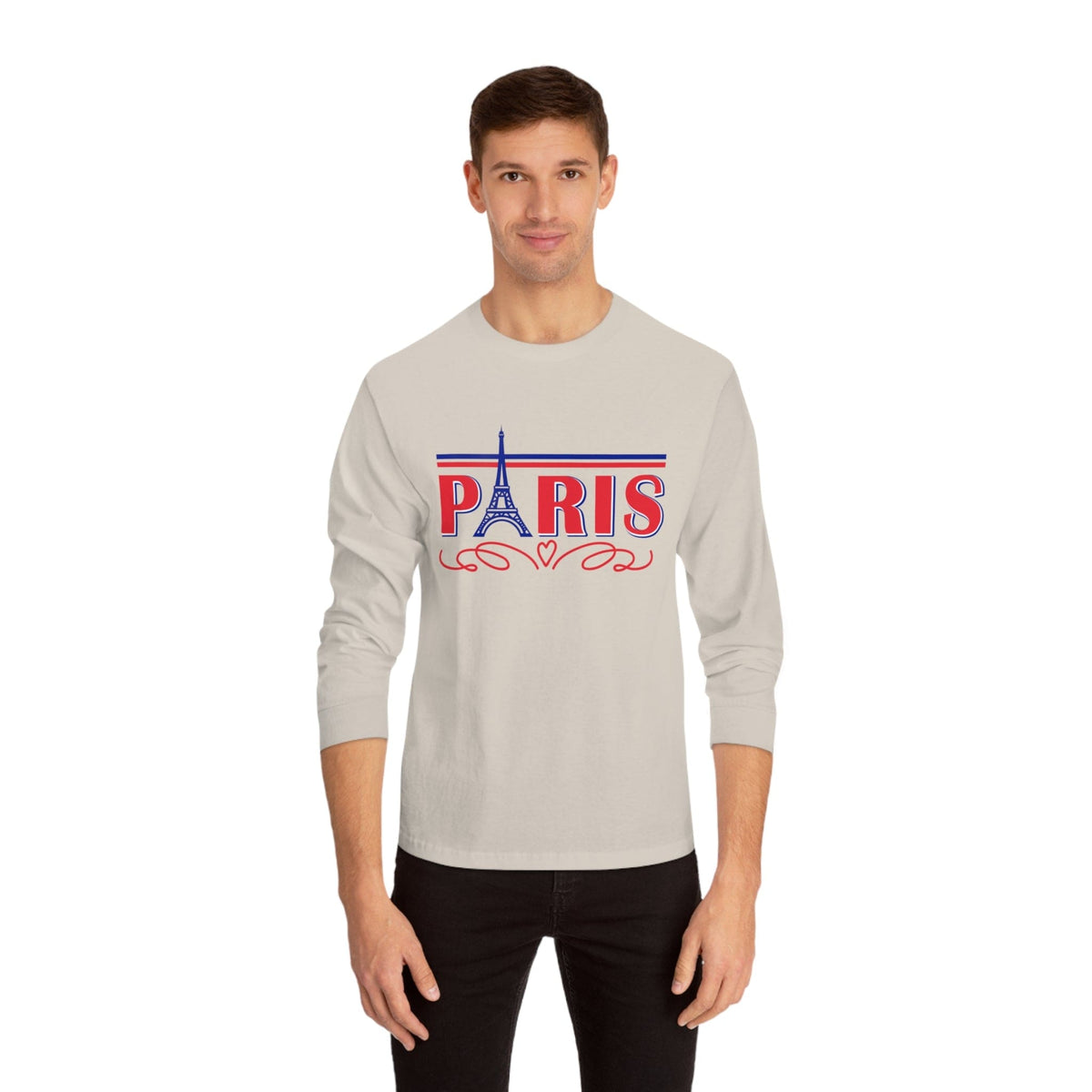 PARIS – Trendy Design, Premium Long Sleeve Tee