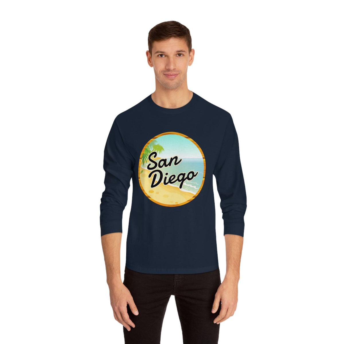 SAN DIEGO – Trendy Design, Premium Long Sleeve Tee