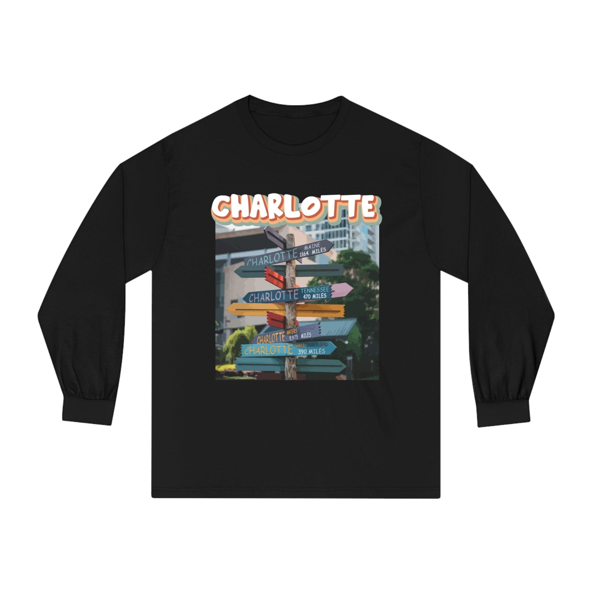 CHARLOTTE – Trendy Design, Premium Long Sleeve Tee