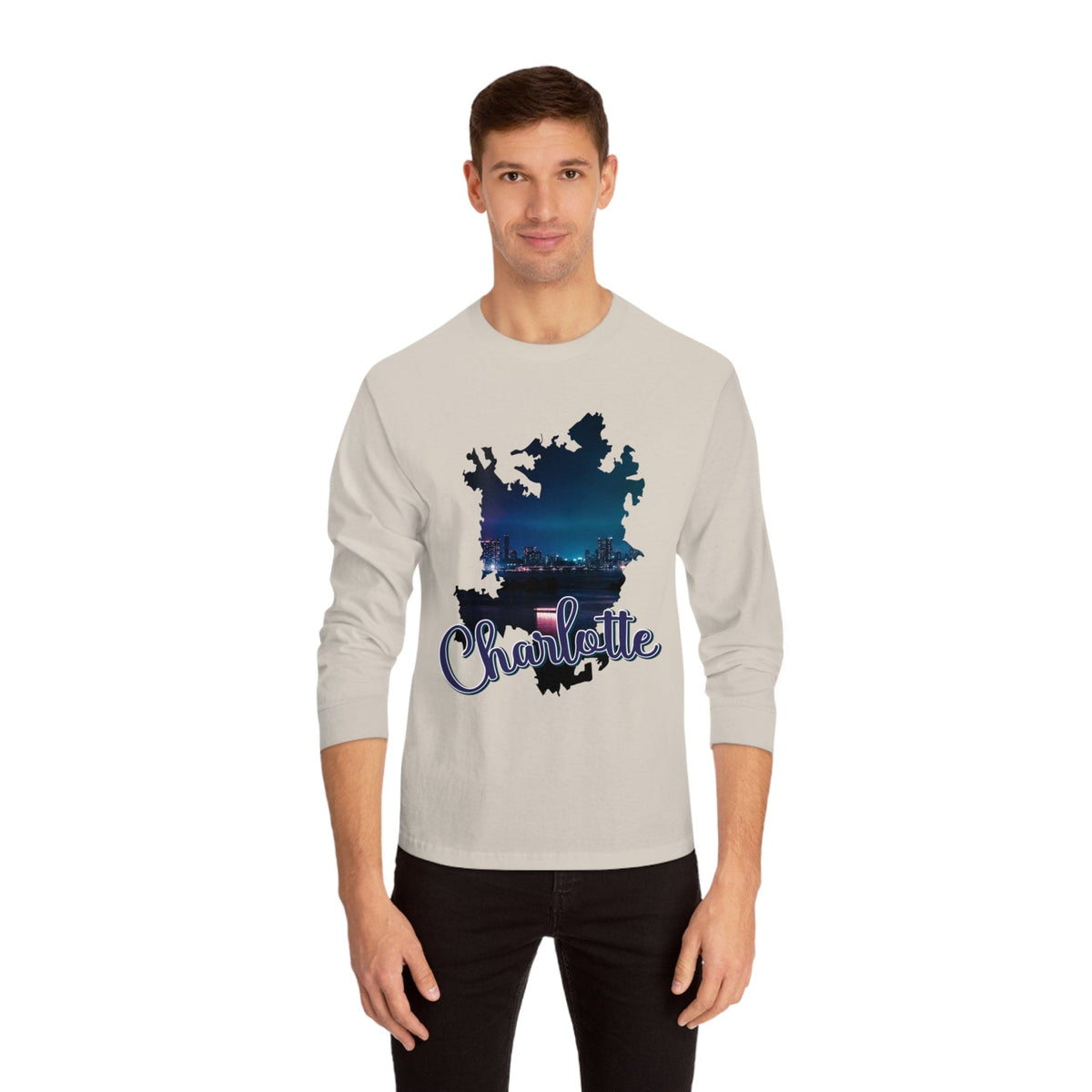CHARLOTTE – Trendy Design, Premium Long Sleeve Tee