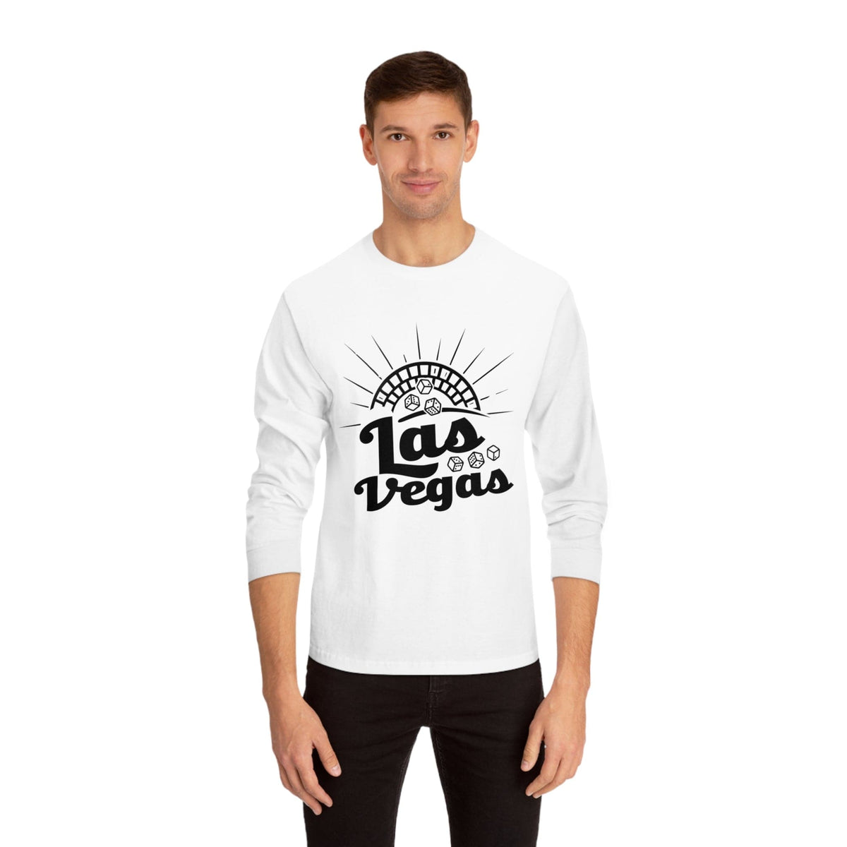 LAS VEGAS – Trendy Design, Premium Long Sleeve Tee