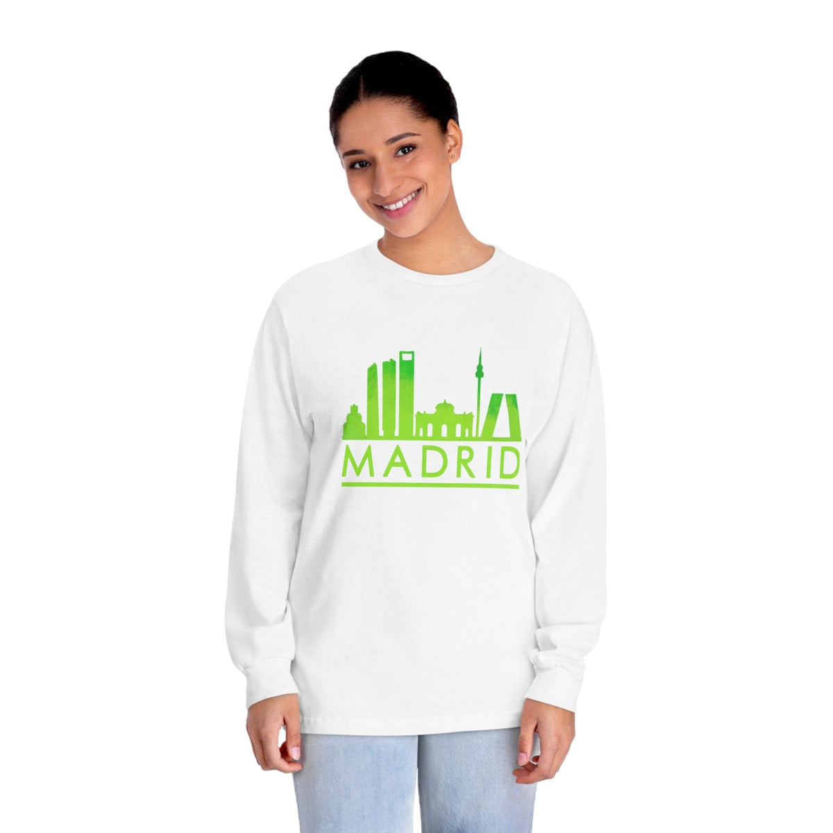 MADRID – Trendy Design, Premium Long Sleeve Tee