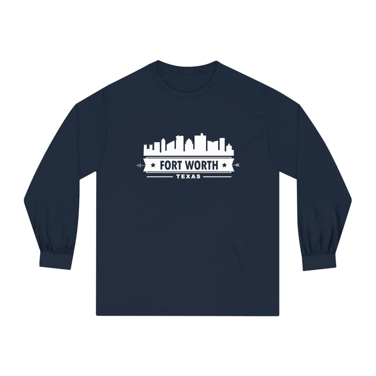 FORT WORTH – Trendy Design, Premium Long Sleeve Tee