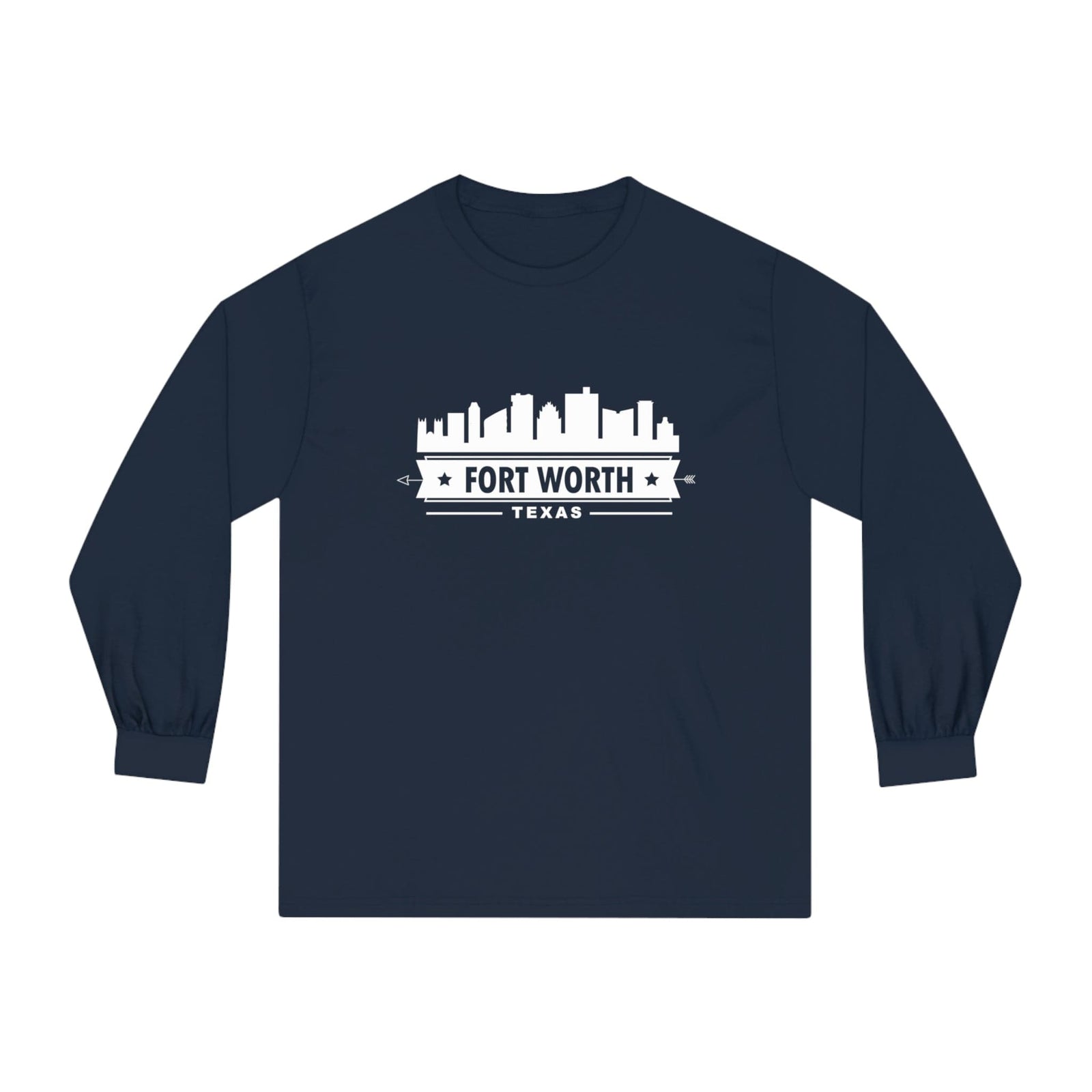 FORT WORTH – Trendy Design, Premium Long Sleeve Tee