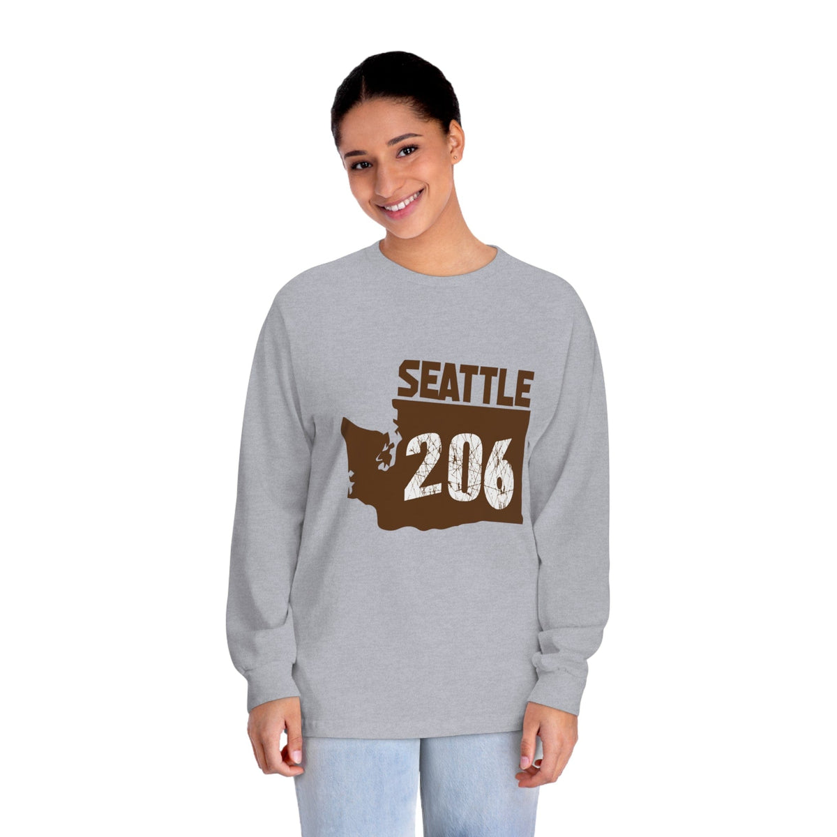 SEATTLE – Trendy Design, Premium Long Sleeve Tee