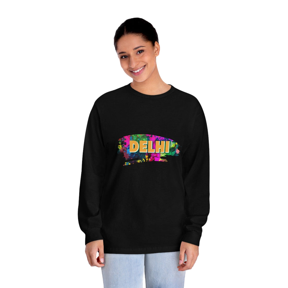 DELHI – Trendy Design, Premium Long Sleeve Tee