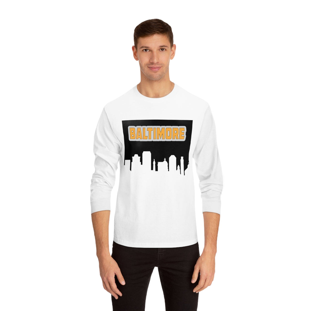 BALTIMORE – Trendy Design, Premium Long Sleeve Tee