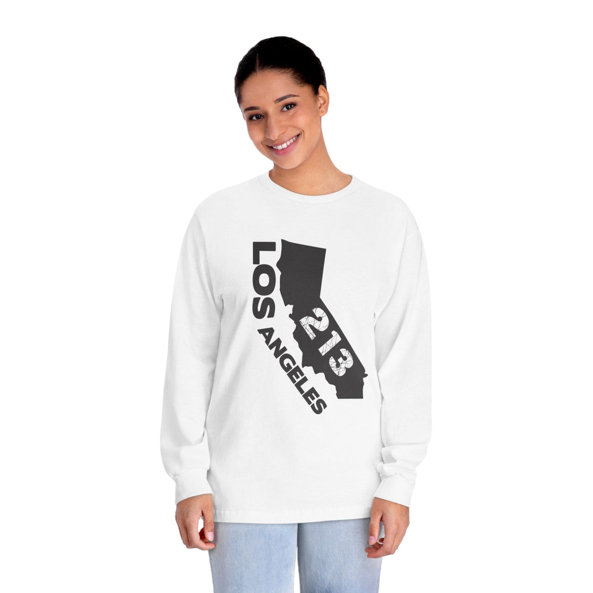 LOS ANGELES – Trendy Design, Premium Long Sleeve Tee