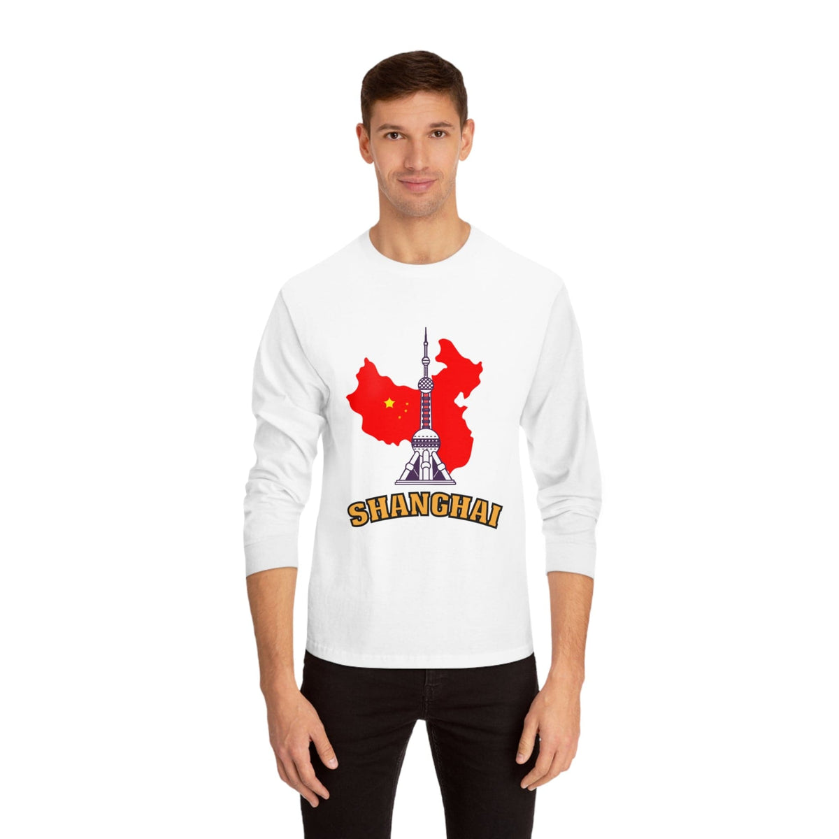SHANGHAI – Trendy Design, Premium Long Sleeve Tee