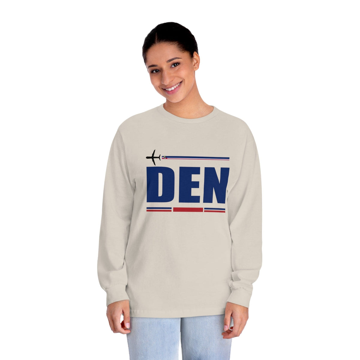 DENVER – Trendy Design, Premium Long Sleeve Tee