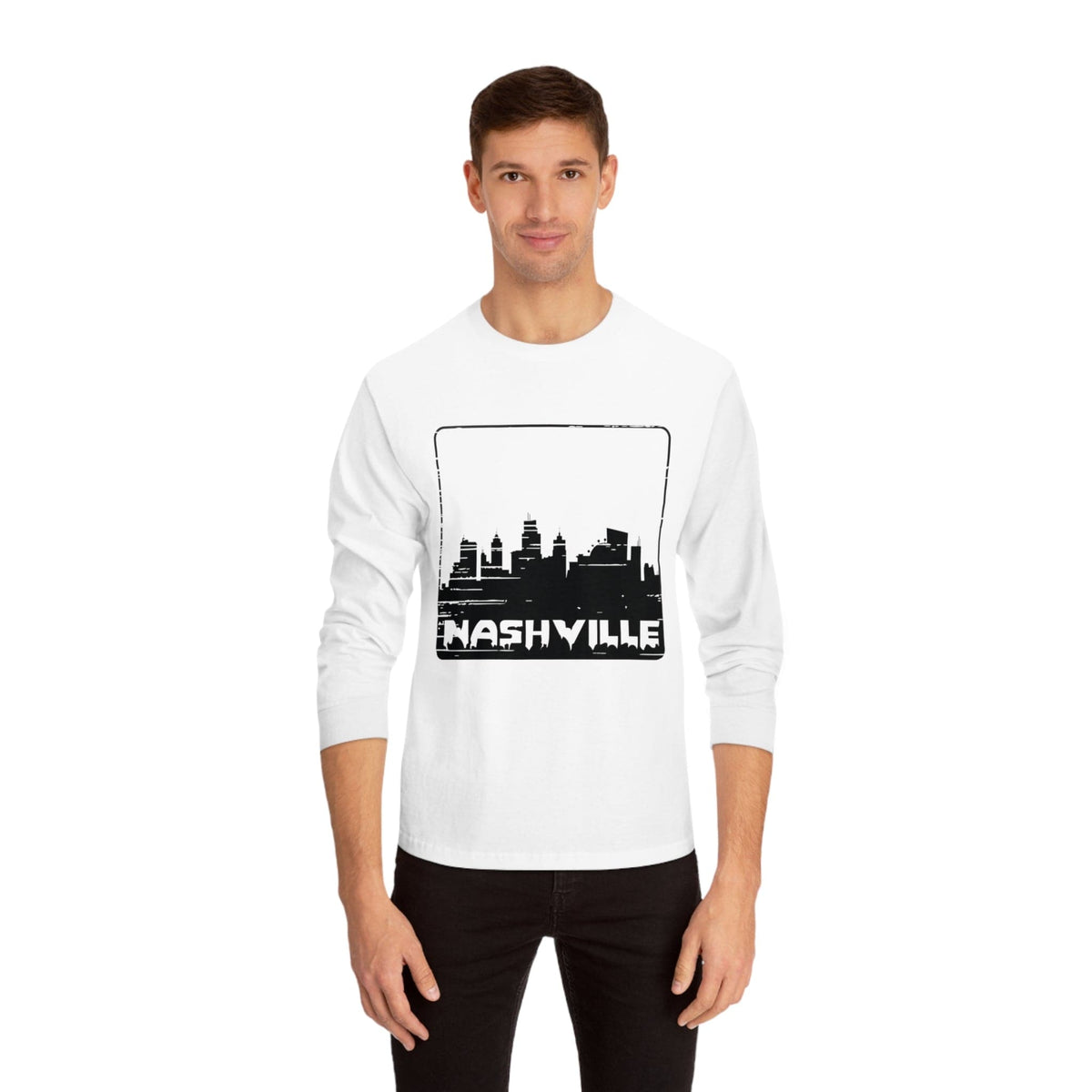 NASHVILLE – Trendy Design, Premium Long Sleeve Tee