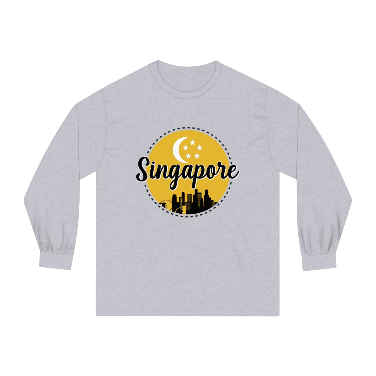 SINGAPORE – Trendy Design, Premium Long Sleeve Tee