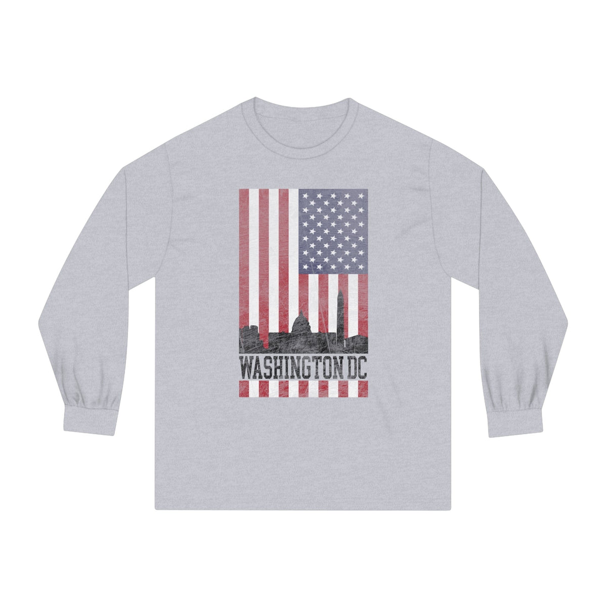 WASHINGTON DC – Trendy Design, Premium Long Sleeve Tee