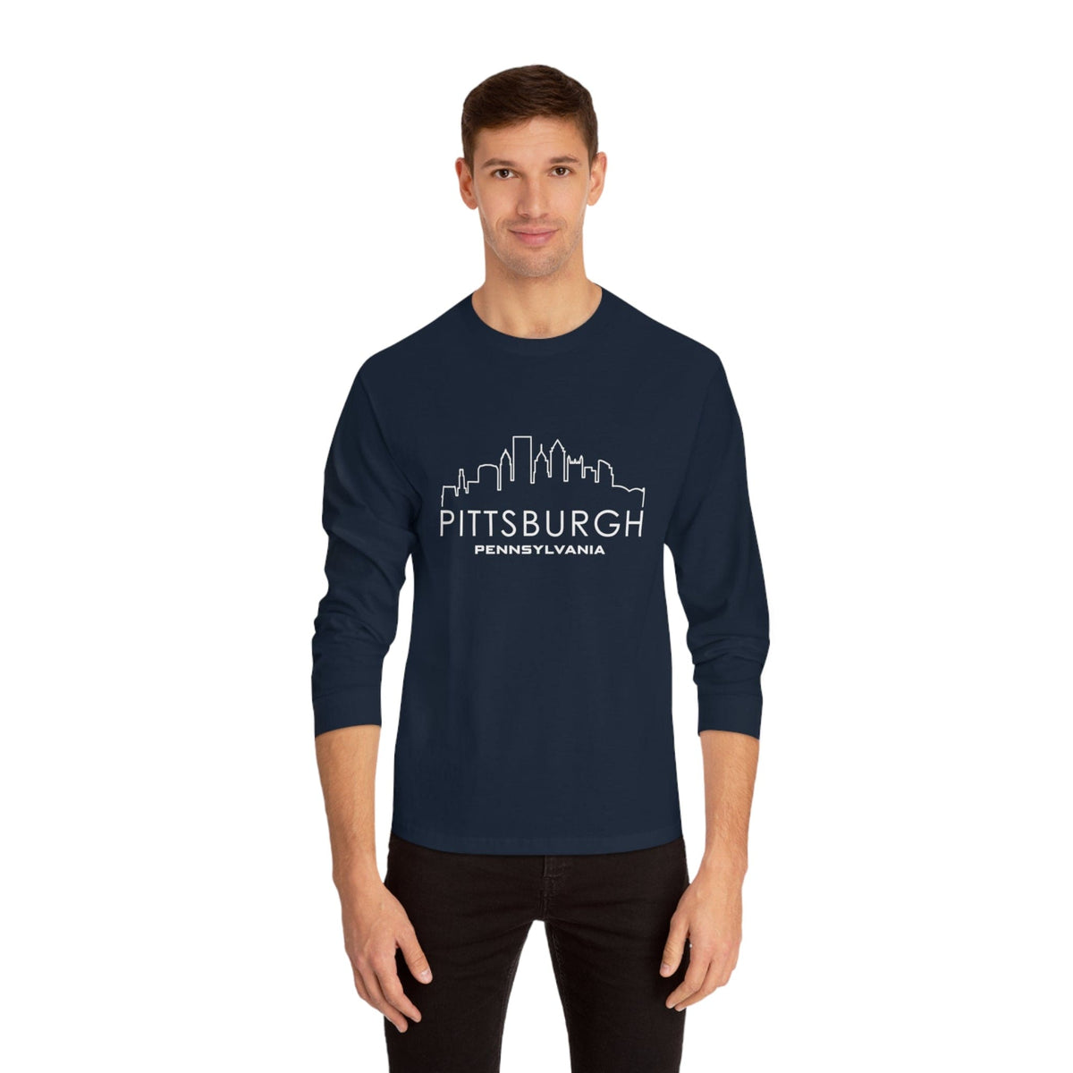 PITTSBURGH – Trendy Design, Premium Long Sleeve Tee