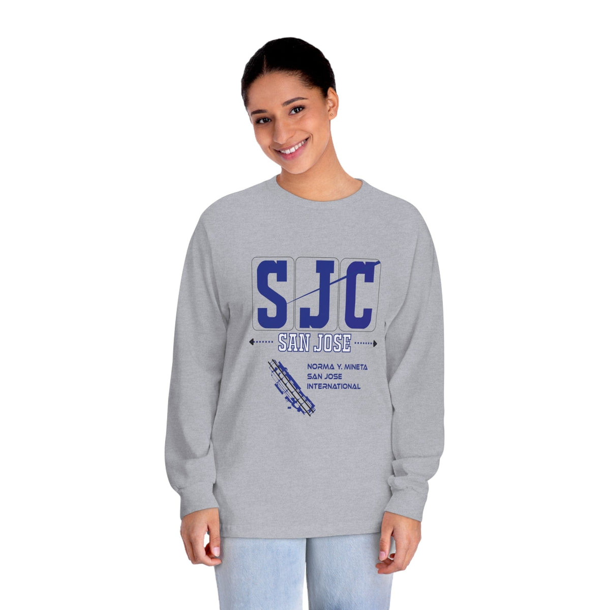 SAN JOSE – Trendy Design, Premium Long Sleeve Tee