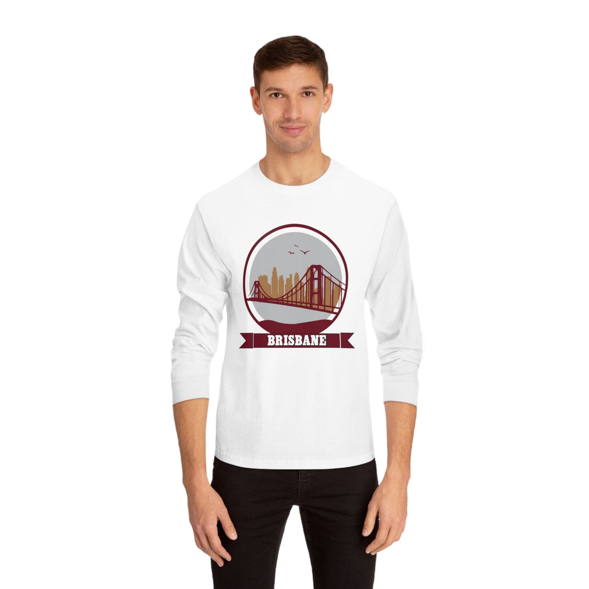 BRISBANE – Trendy Design, Premium Long Sleeve Tee