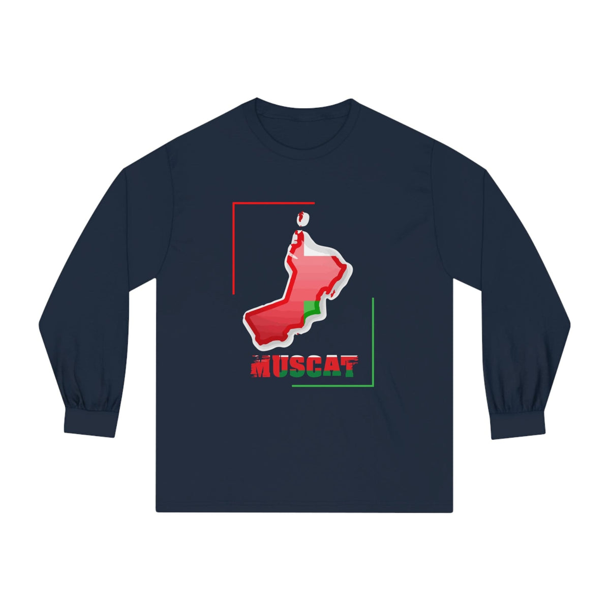 MUSCAT – Trendy Design, Premium Long Sleeve Tee