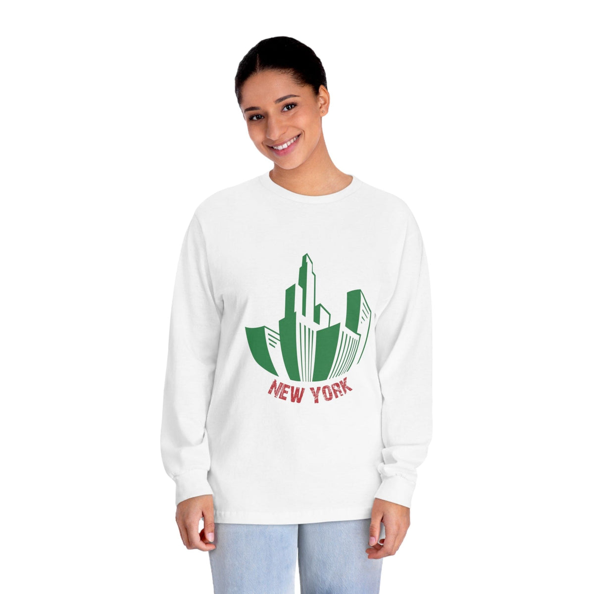 NEW YORK – Trendy Design, Premium Long Sleeve Tee