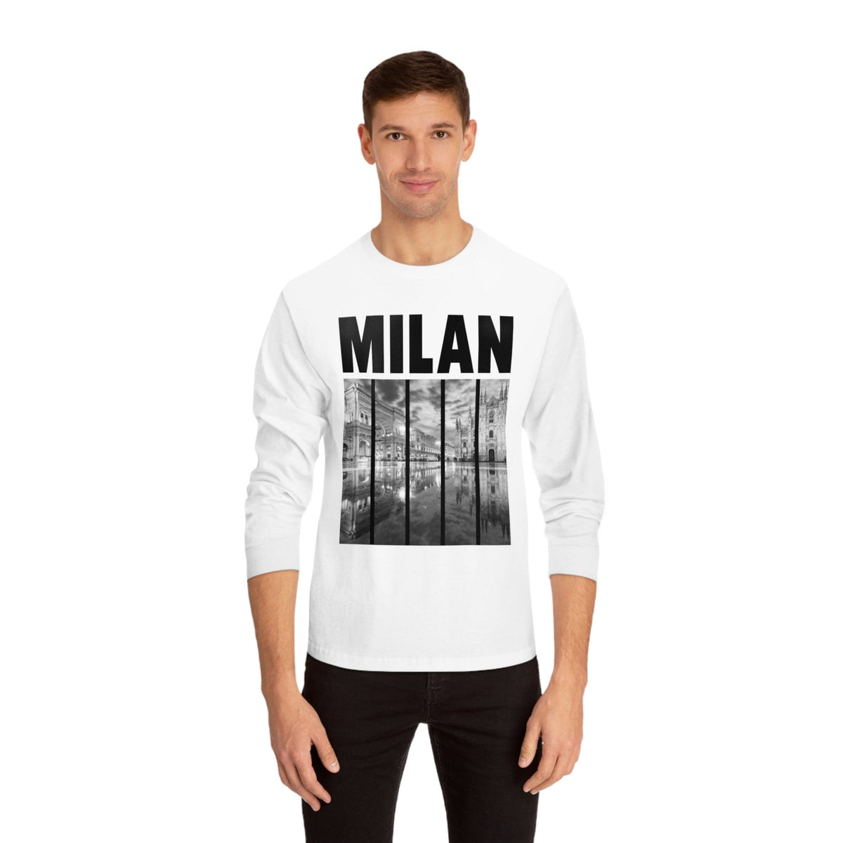 MILAN – Trendy Design, Premium Long Sleeve Tee