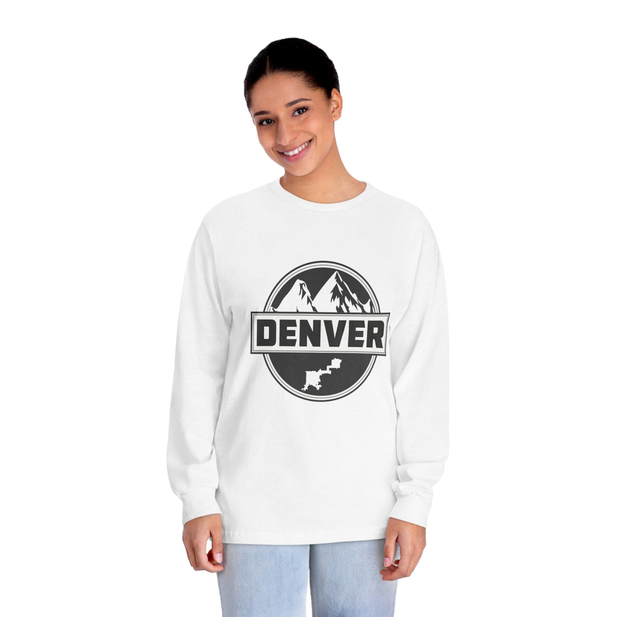 DENVER – Trendy Design, Premium Long Sleeve Tee