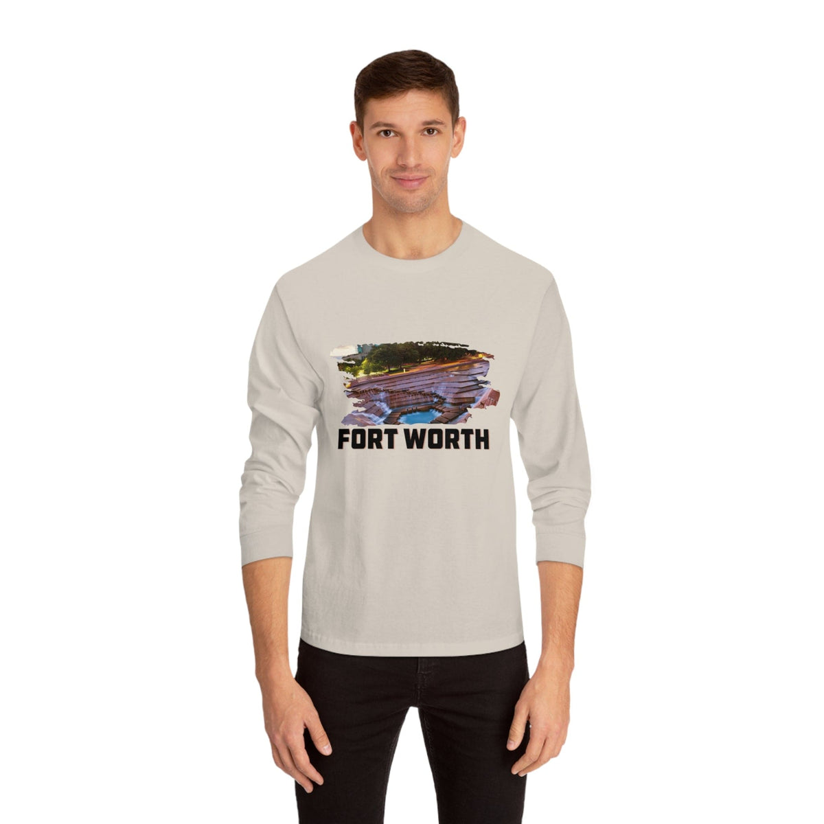 FORT WORTH – Trendy Design, Premium Long Sleeve Tee