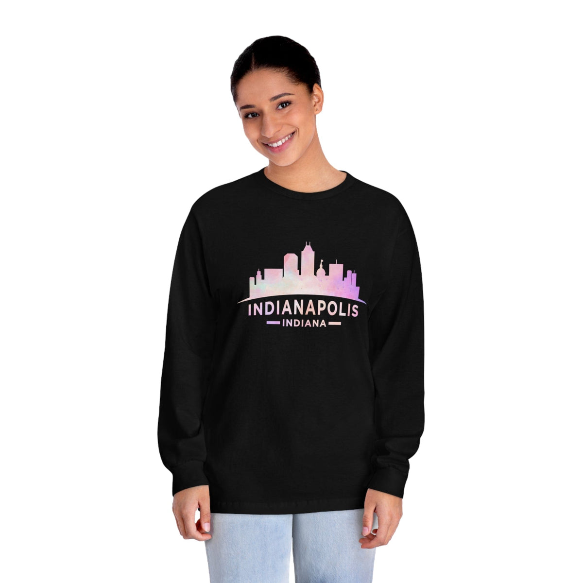 INDIANAPOLIS – Trendy Design, Premium Long Sleeve Tee