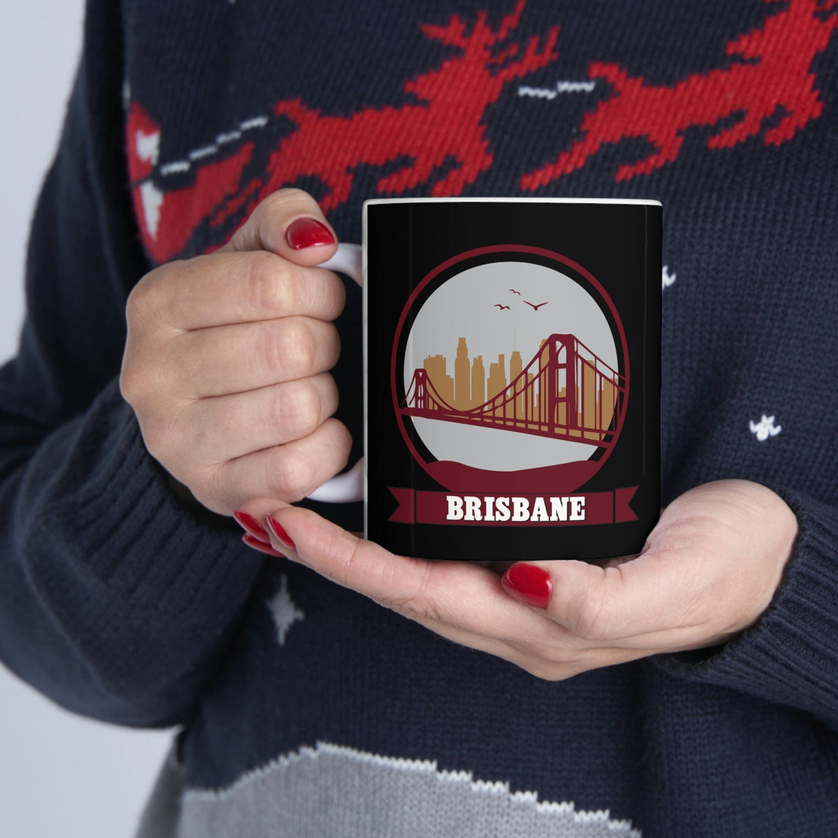 BRISBANE - Awesome Ceramic Mug, Exclusive Design