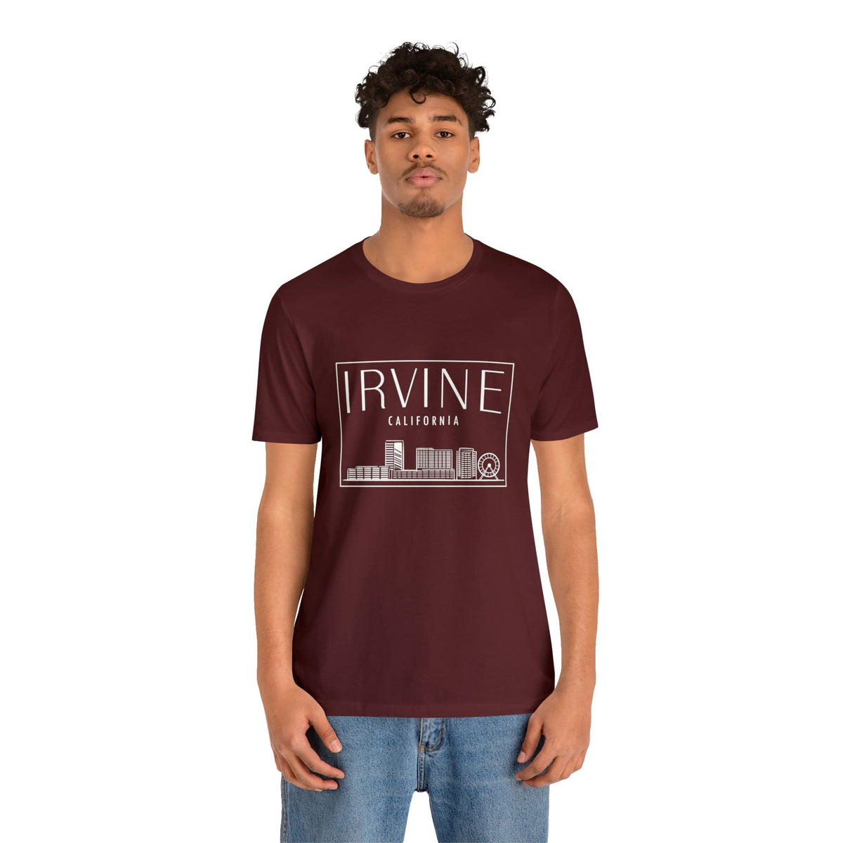 Minimalist Irvine California - Short Sleeve Tee
