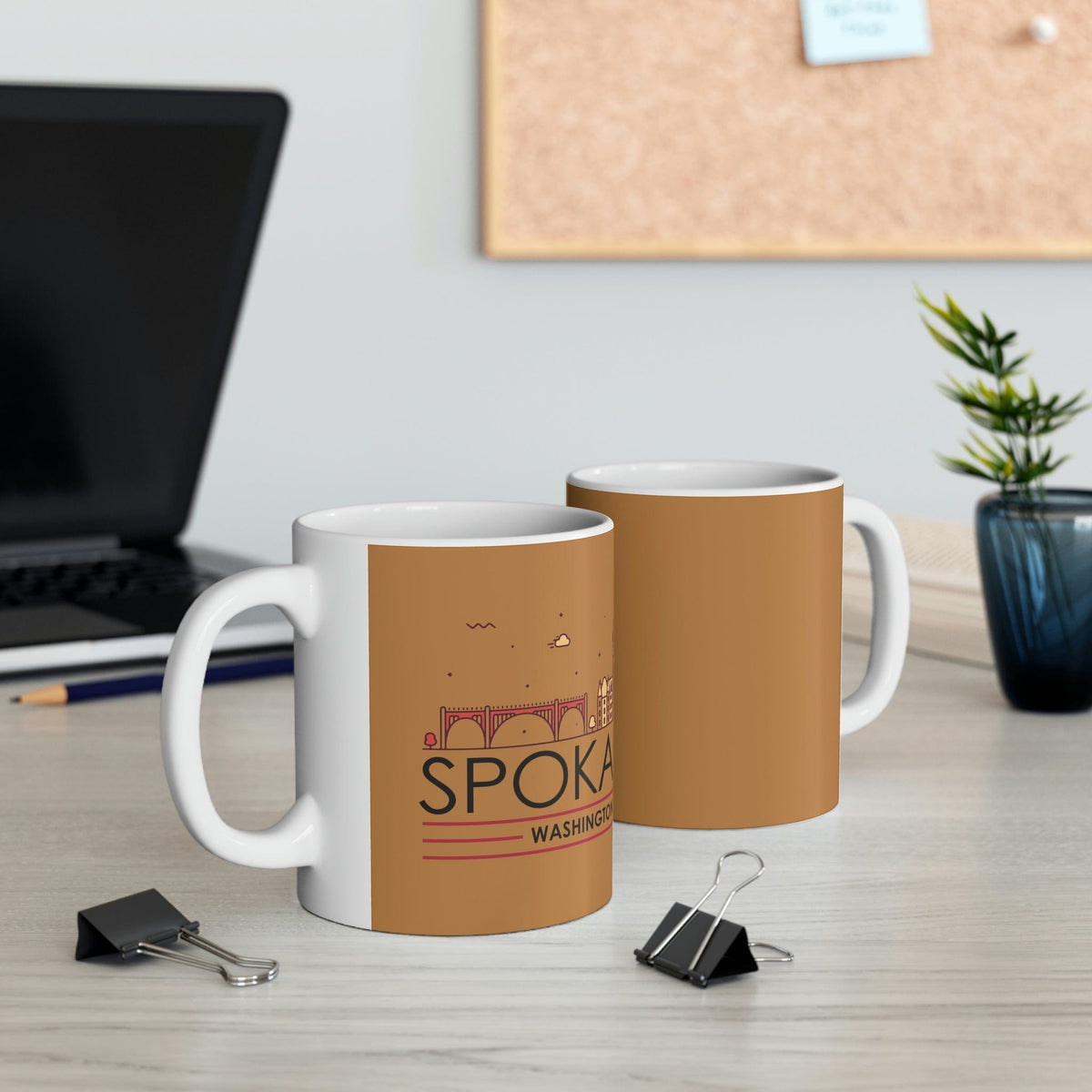 SPOKANE - Awesome Ceramic Mug, Exclusive Design