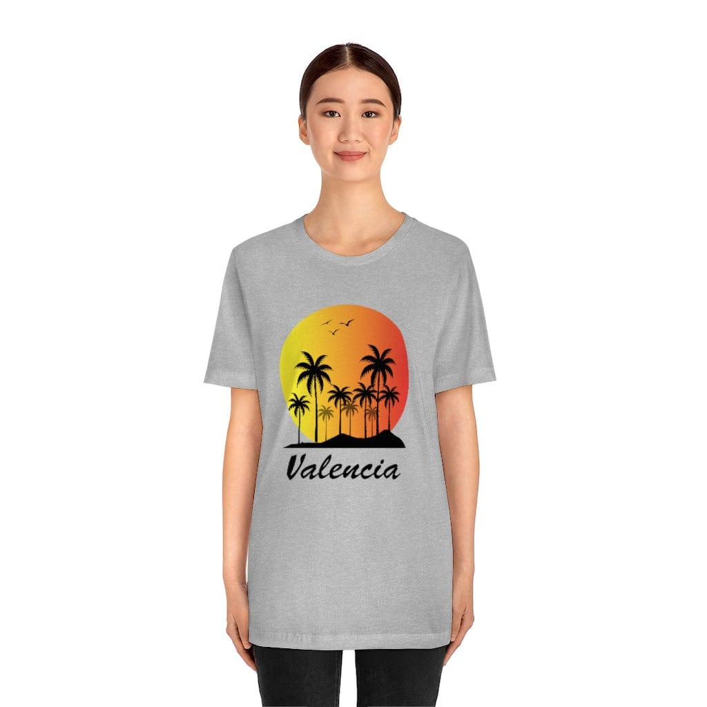 Valencia Sunset Palm- Short Sleeve Tee