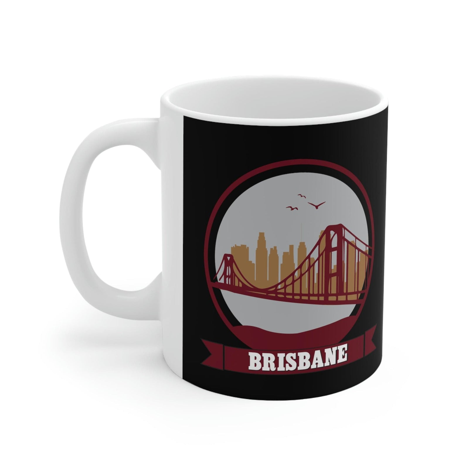 BRISBANE - Awesome Ceramic Mug, Exclusive Design