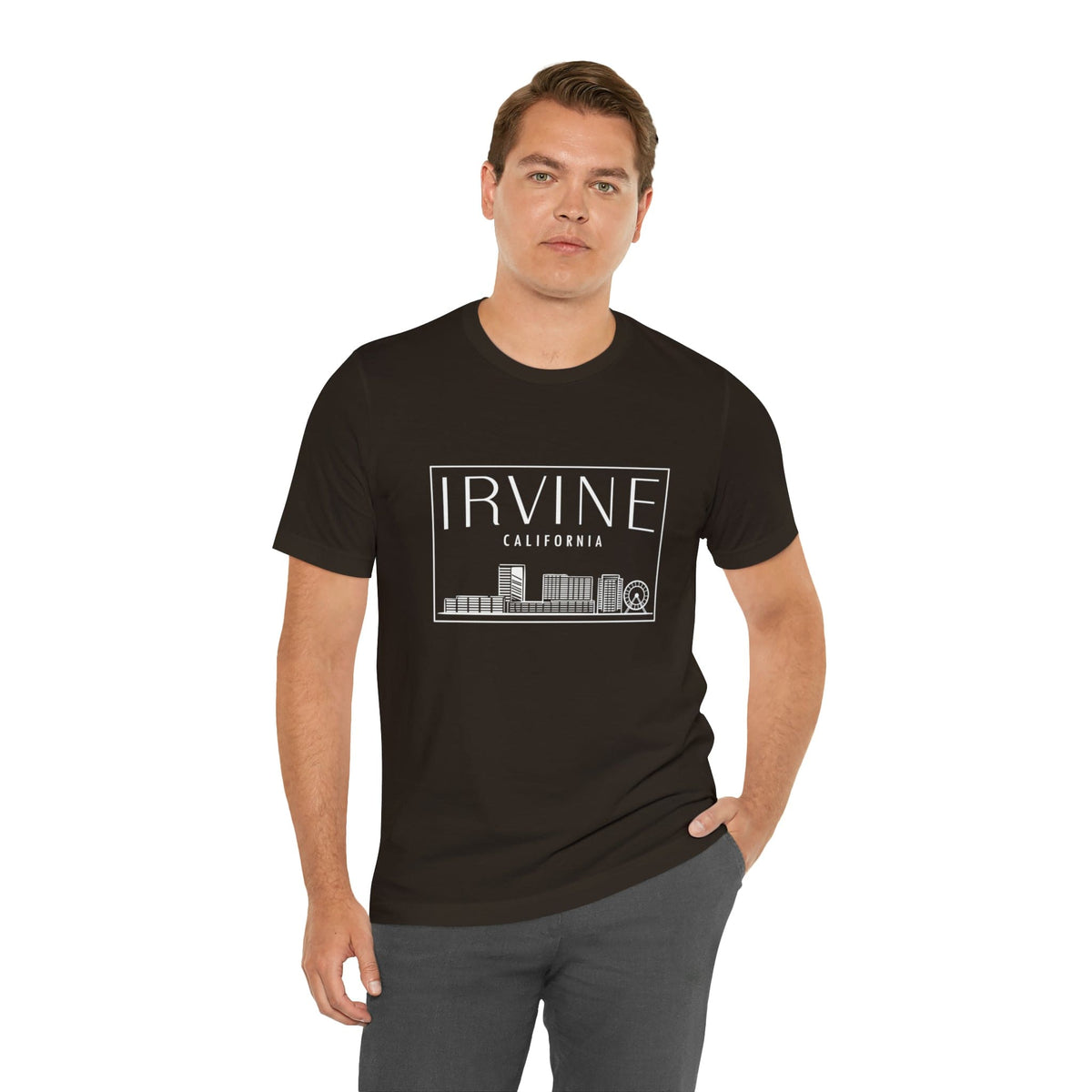 Minimalist Irvine California - Short Sleeve Tee